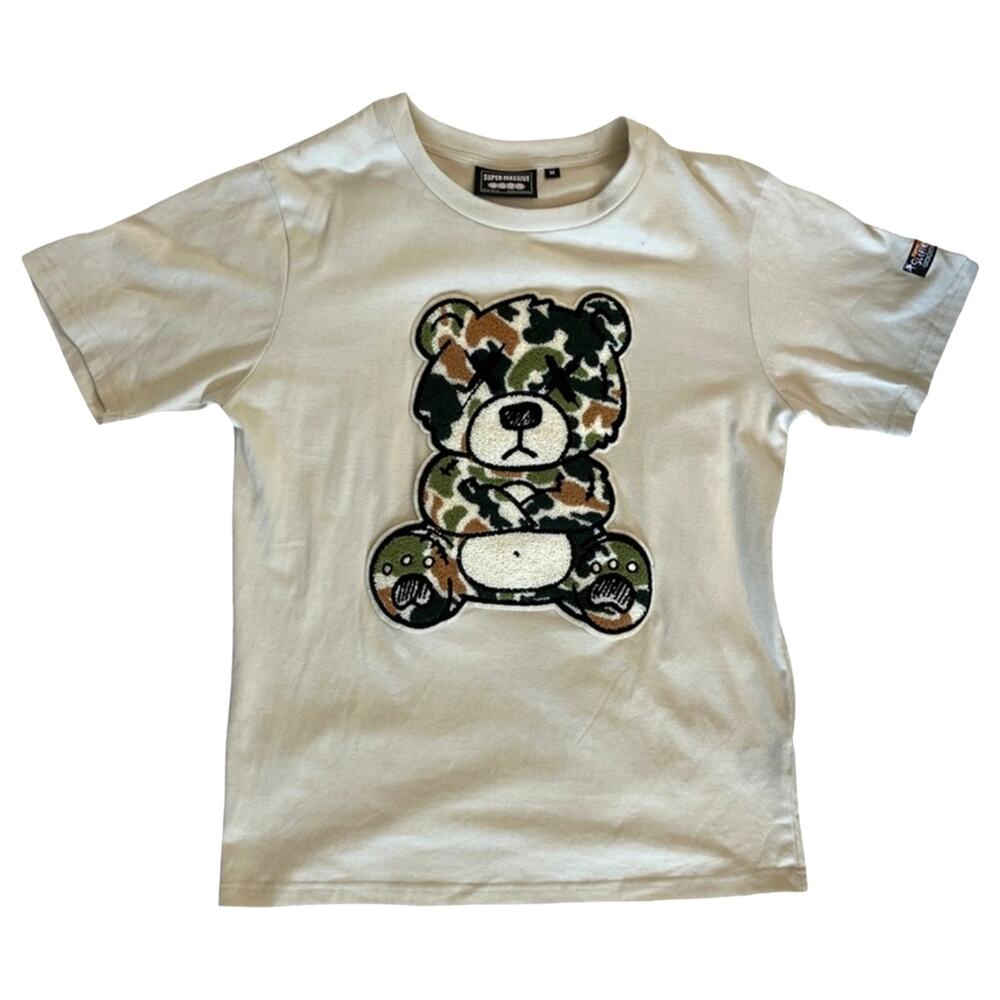 🐻 Super Massive Camouflage Bear Short Sleeve Tee 🤎 💚